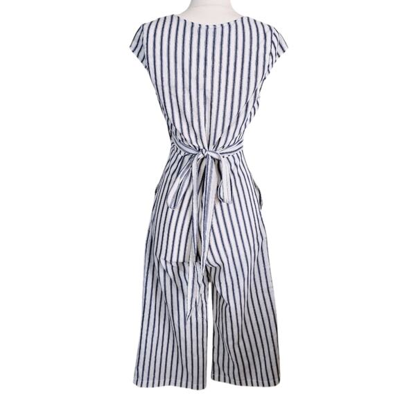 Lulus Jetset to Go Striped Jumpsuit Size Small - Picture 7 of 13